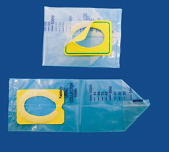 Собрать мочу для грудного ребенка - девочки